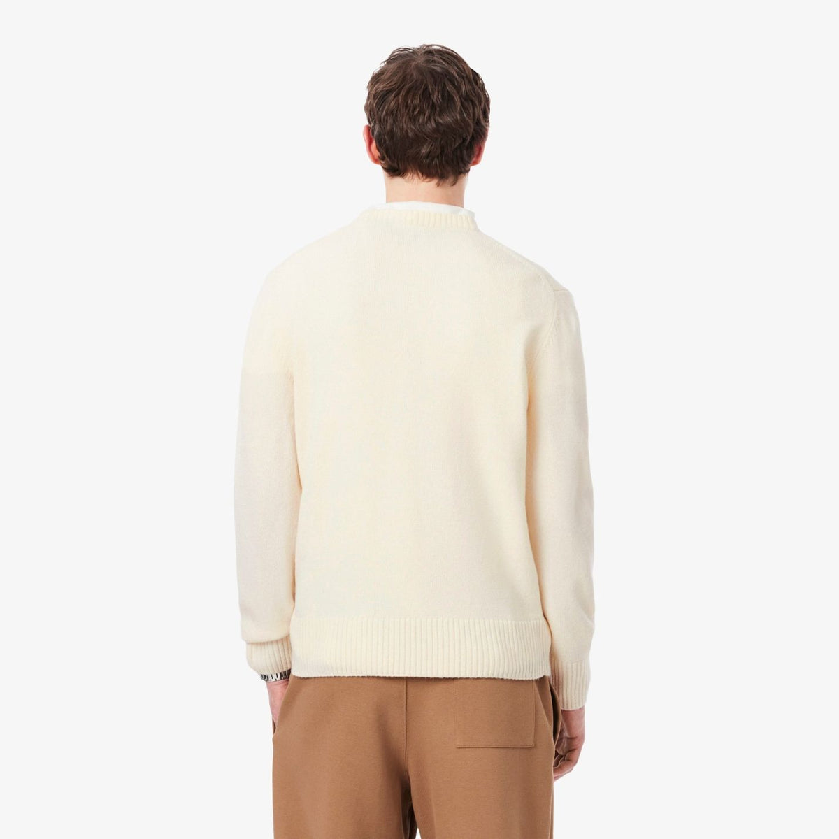 Lacoste Knitted Sweater Off White