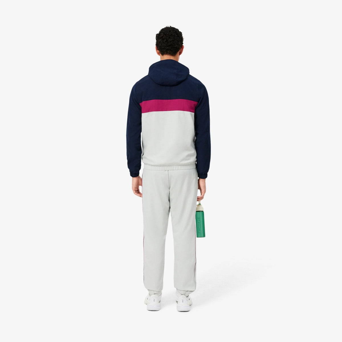 Lacoste Monogram Trainingspak Wit/Navy