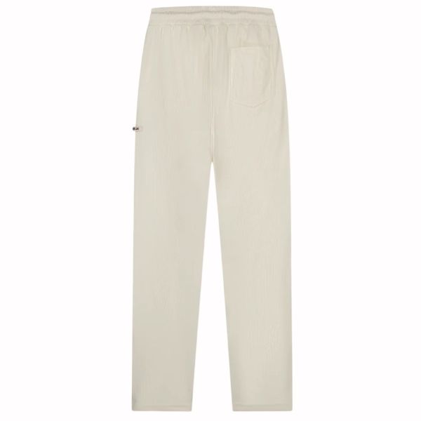Croyez Plisse Straight Leg Broek Off White