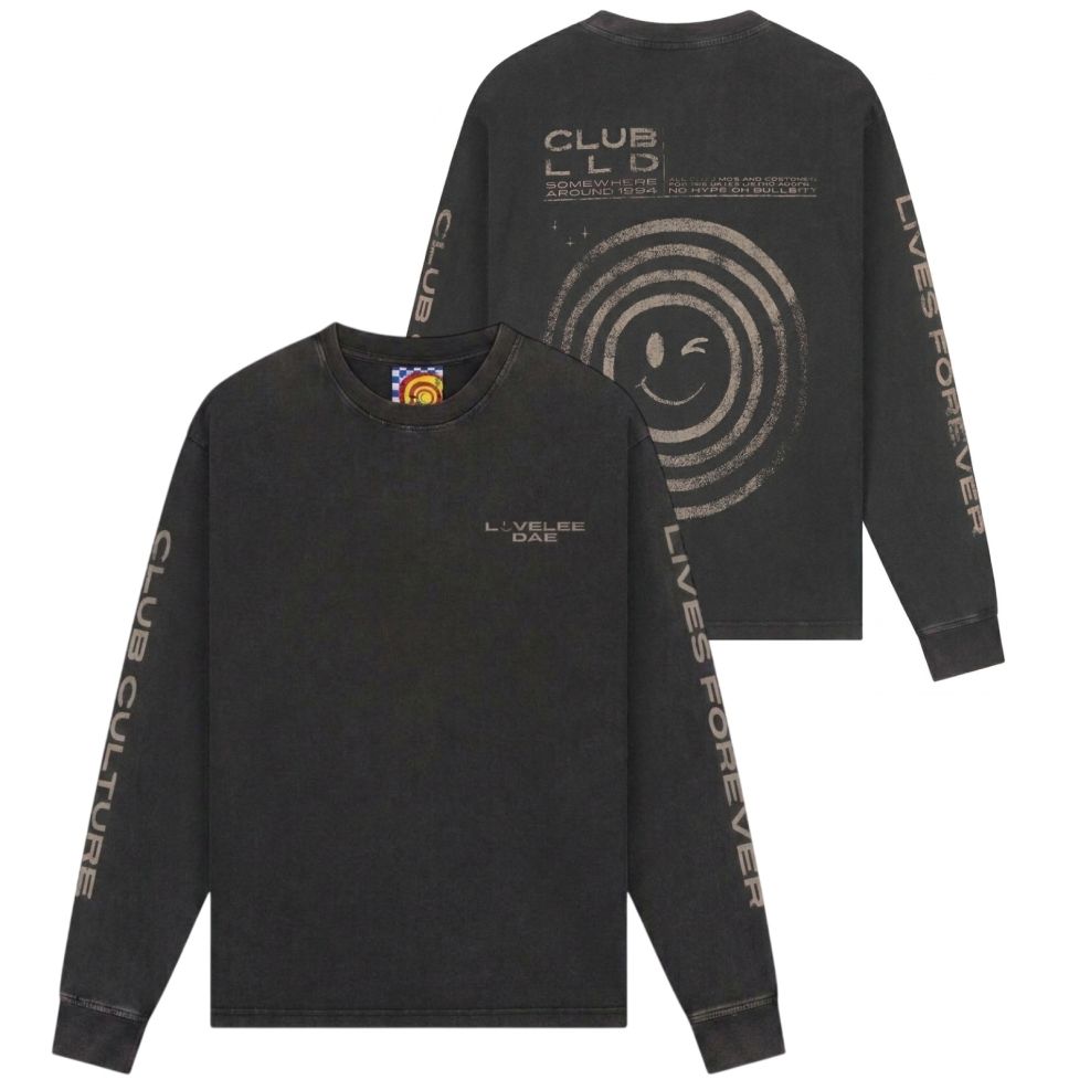 Lovelee Dae Chuck Club LLD Longsleeve T-shirt Zwart