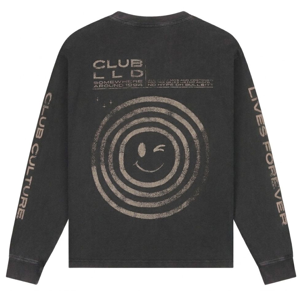 Lovelee Dae Chuck Club LLD Longsleeve T-shirt Zwart