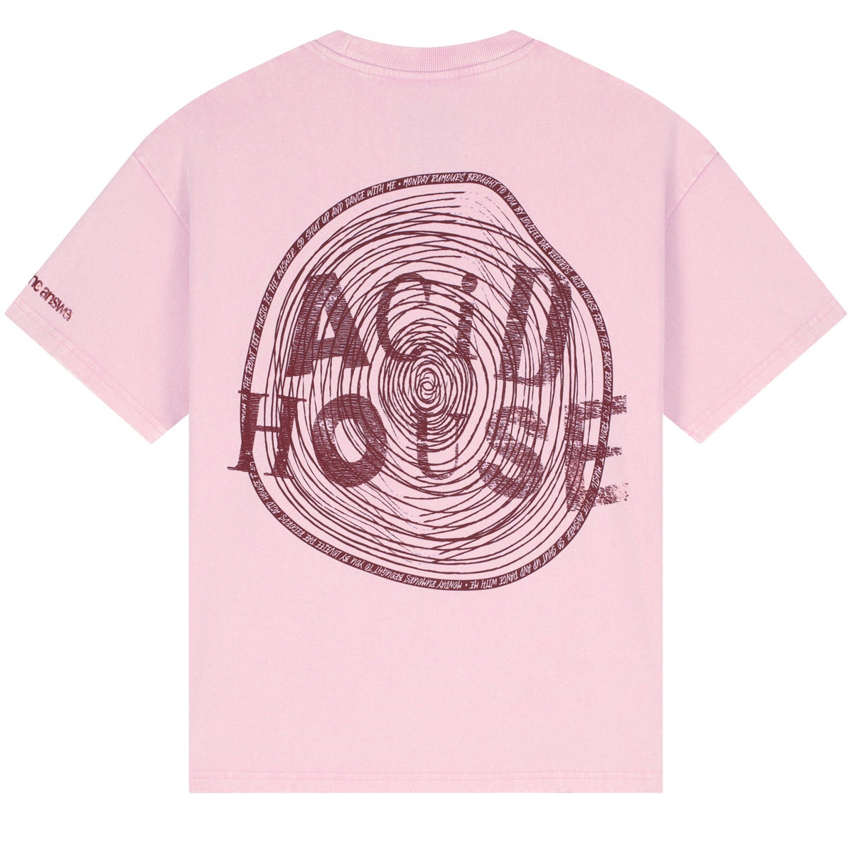 Lovelee Dae Frankie Acid House T-shirt Roze