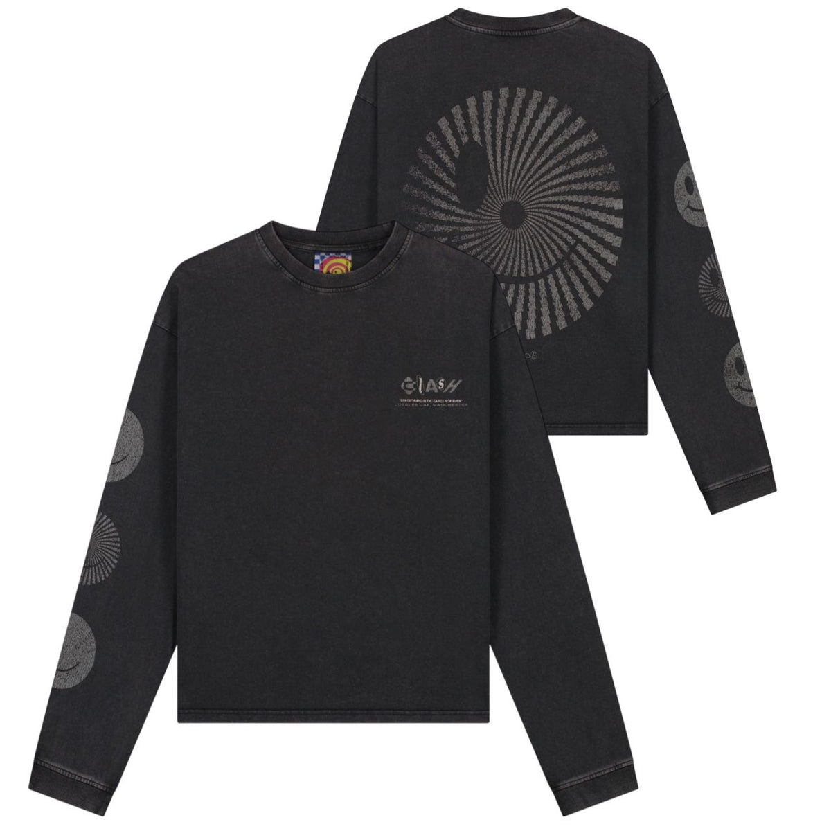 Lovelee Dae Frankie Clash Longsleeve T-shirt Zwart