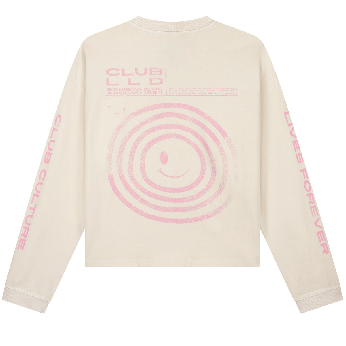 Lovelee Dae Frankie Club LLD Longsleeve T-shirt Off White