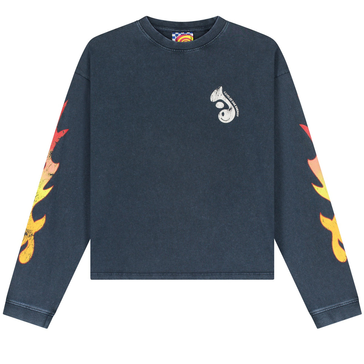 Lovelee Dae Frankie Energy Longsleeve T-shirt Donker Blauw