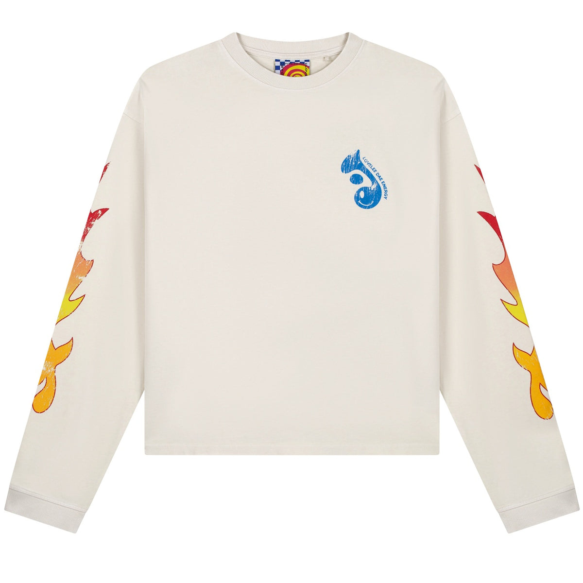 Lovelee Dae Frankie Energy Longsleeve T-shirt Off White