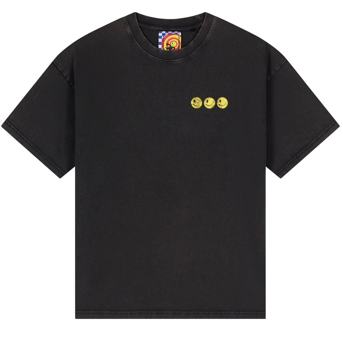 Lovelee Dae Frankie LLD Smile T-shirt Zwart