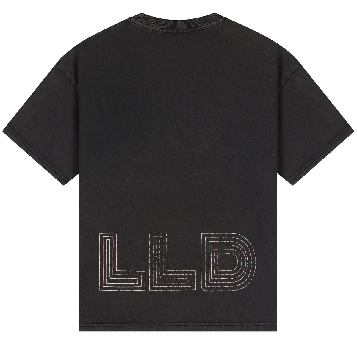 Lovelee Dae Frankie LLD Smile T-shirt Zwart