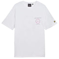 Lyle & Scott Athletic Graphic T-shirt Wit/Paars