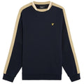 Lyle & Scott Contrast Taped Sweater Navy