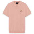 Lyle & Scott Cotton Knitted Polo Peach