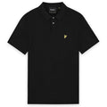 Lyle & Scott Cotton Knitted Polo Zwart