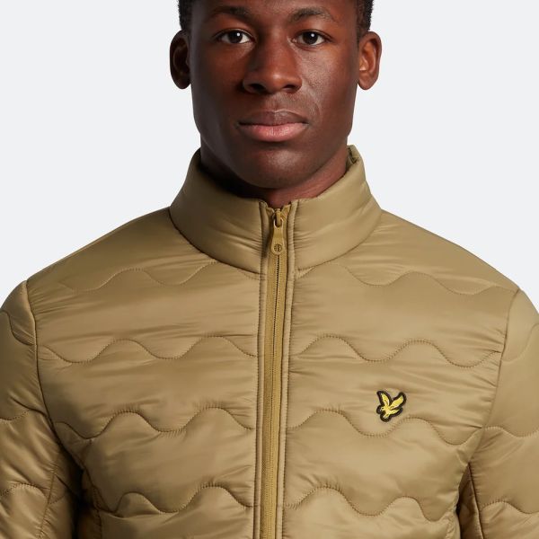 Lyle & Scott Crest Quilted Jas Donker Groen