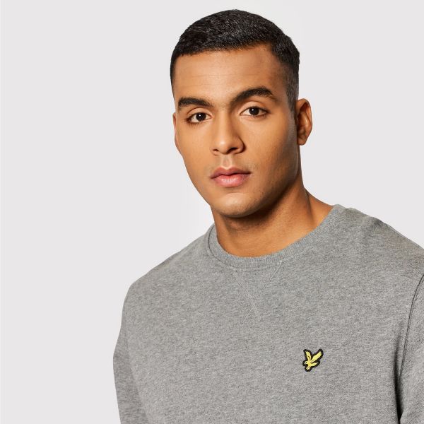 Lyle & Scott Crew Neck Sweater Grijs