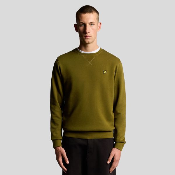 Lyle & Scott Crewneck Sweater Donker Groen