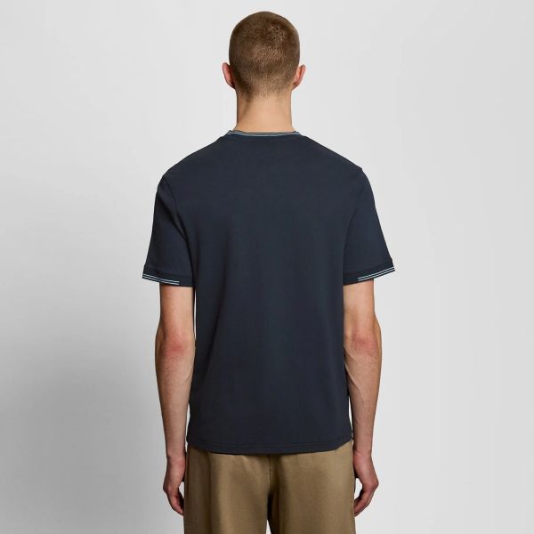 Lyle & Scott Fine Tipped T-shirt Navy