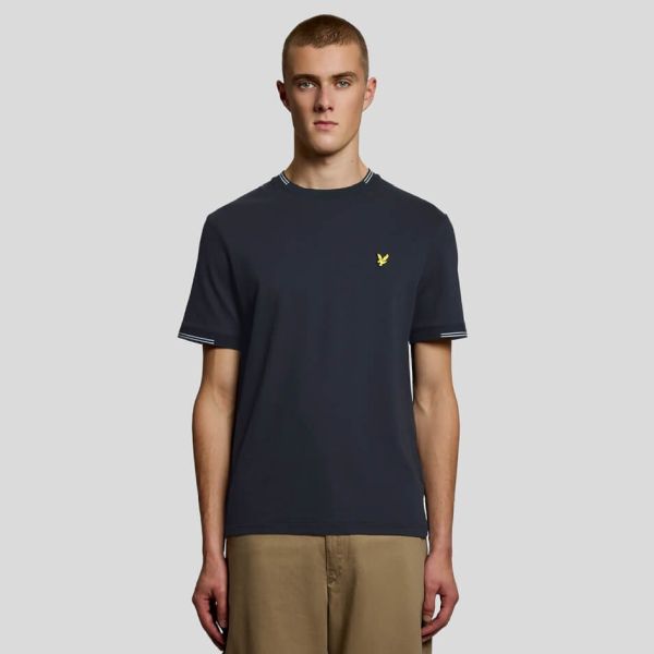 Lyle & Scott Fine Tipped T-shirt Navy