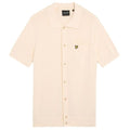 Lyle & Scott Hemp Knitted Overhemd Off White