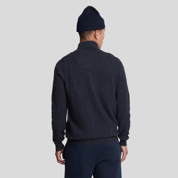 Lyle & Scott Lambswool Blend Vest Navy