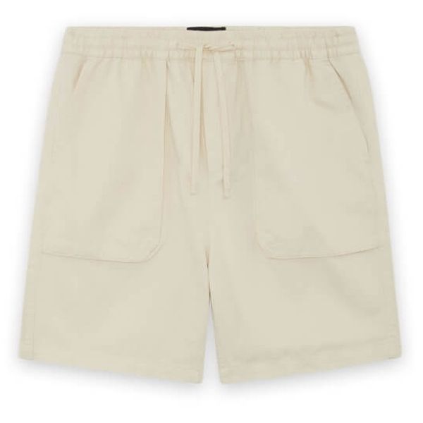 Lyle & Scott Linen Blend Korte Broek Off White