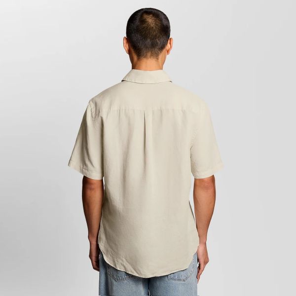 Lyle & Scott Linen Blend Overhemd Beige