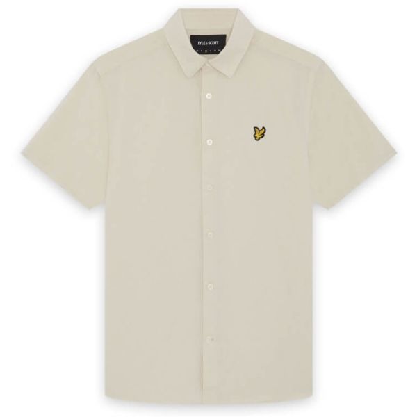 Lyle & Scott Linen Blend Overhemd Beige