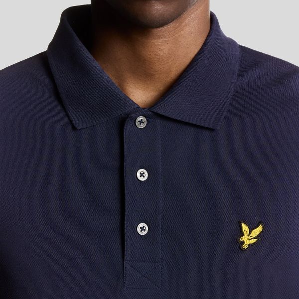 Lyle & Scott Longsleeve Polo Navy