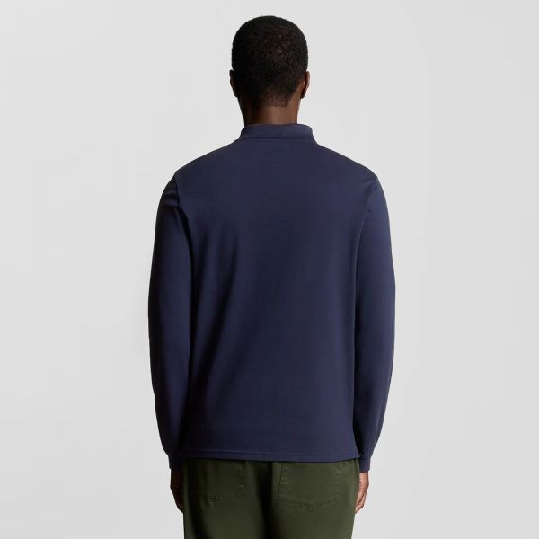Lyle & Scott Longsleeve Polo Navy