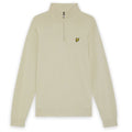 Lyle & Scott Loopback Quarter Zip Sweater Beige