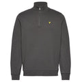 Lyle & Scott Loopback Quarter Zip Sweater Antraciet