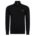 Lyle & Scott Merino Quarter Zip Sweater Zwart