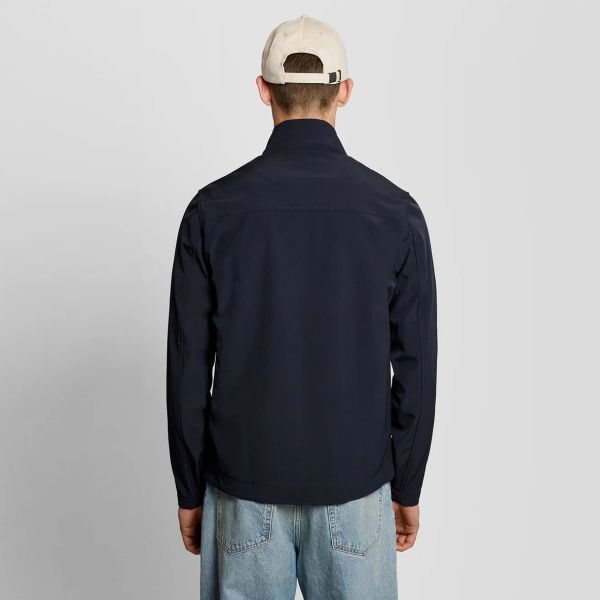 Lyle & Scott Mesh Back Funnel Neck Softshell Jack Navy