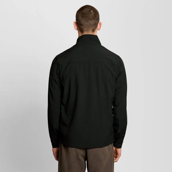 Lyle & Scott Mesh Back Funnel Neck Softshell Jack Zwart