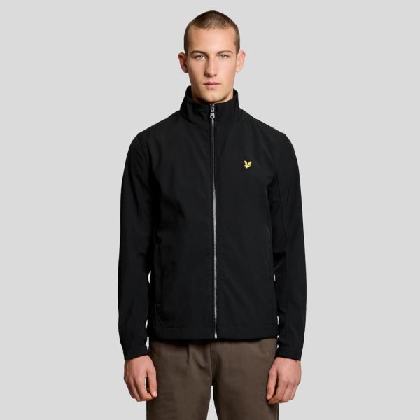 Lyle & Scott Mesh Back Funnel Neck Softshell Jack Zwart