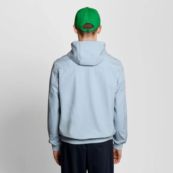 Lyle & Scott Mesh Back Softshell Jack Licht Blauw