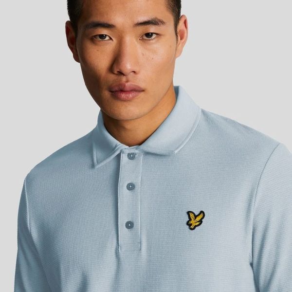 Lyle & Scott Milano Polo Licht Blauw