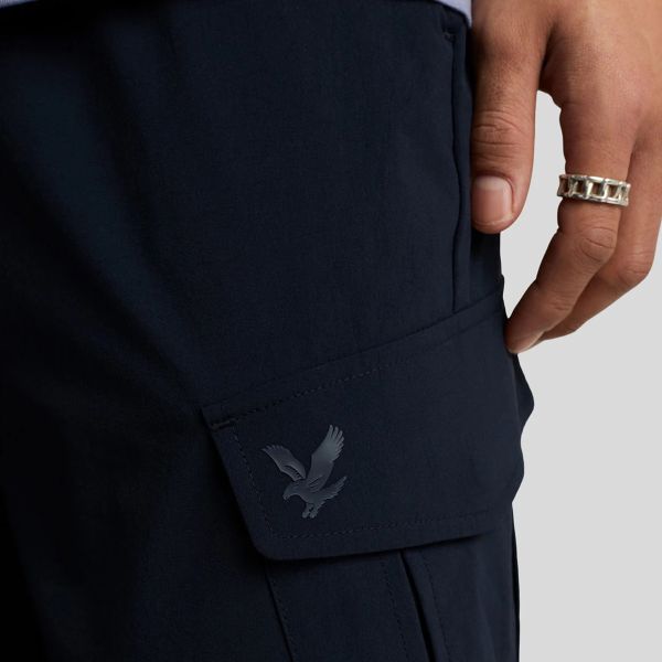 Lyle & Scott Nylon Cargo Broek Navy