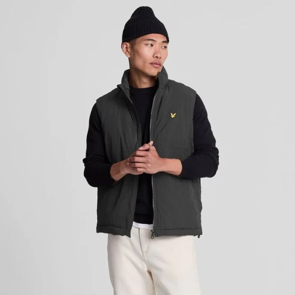 Lyle & Scott Padded Bodywarmer Zwart