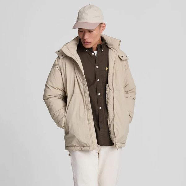 Lyle & Scott Padded Puffer Beige