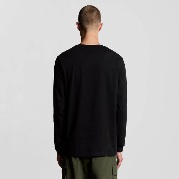 Lyle & Scott Plain Longsleeve T-shirt Zwart