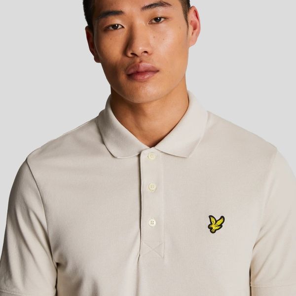 Lyle & Scott Plain Polo Beige