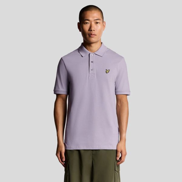 Lyle & Scott Plain Polo Paars