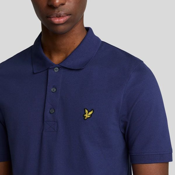 Lyle & Scott Plain Polo Donker Blauw