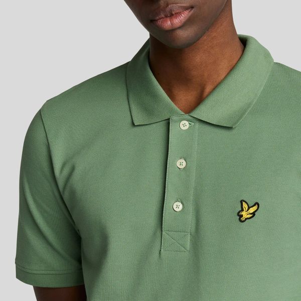 Lyle & Scott Plain Polo Groen