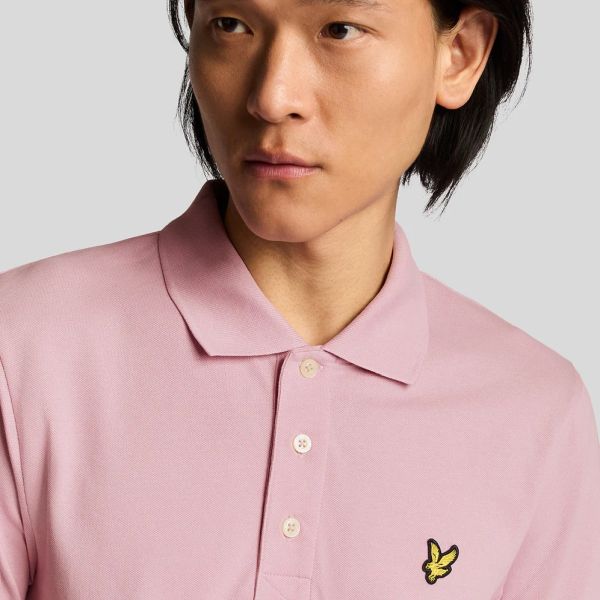 Lyle & Scott Plain Polo Roze