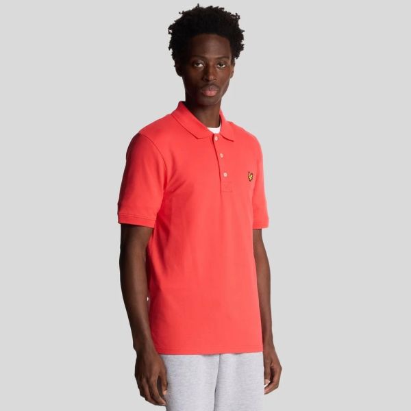 Lyle & Scott Plain Polo Rood