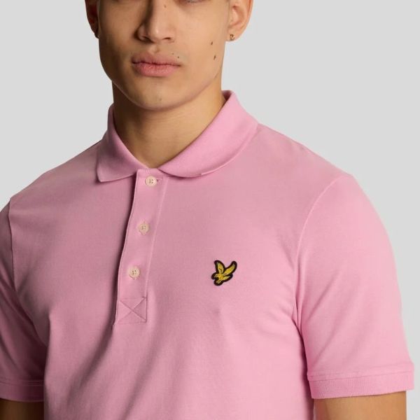Lyle & Scott Plain Polo Roze