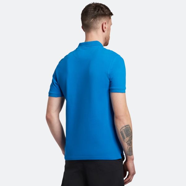 Lyle & Scott Plain Polo Blauw