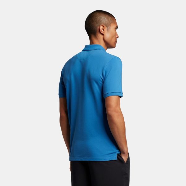 Lyle & Scott Plain Polo Blauw