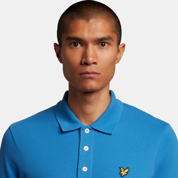 Lyle & Scott Plain Polo Blauw